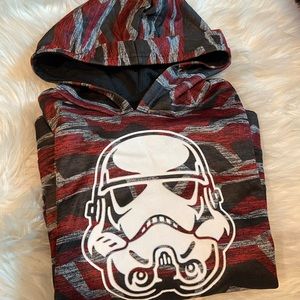 Star Wars Storm Trooper active hoodie size S 6/7